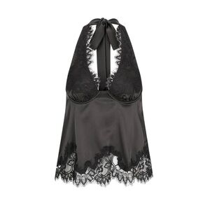 KAT THE LABEL “Jacquie” lace trim cami halter top